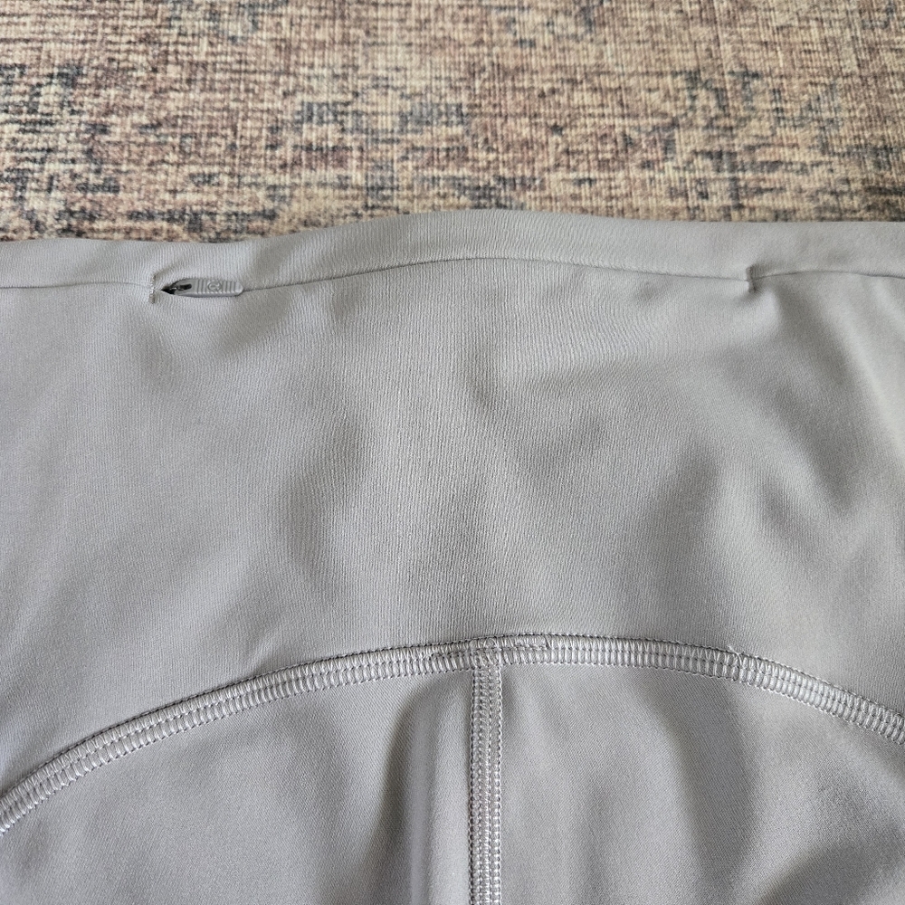 Lululemon Swift Speed High-Rise Tight 28" Leggings Brushed Luxtreme Gull Grey 6 - Picture 10 of 11